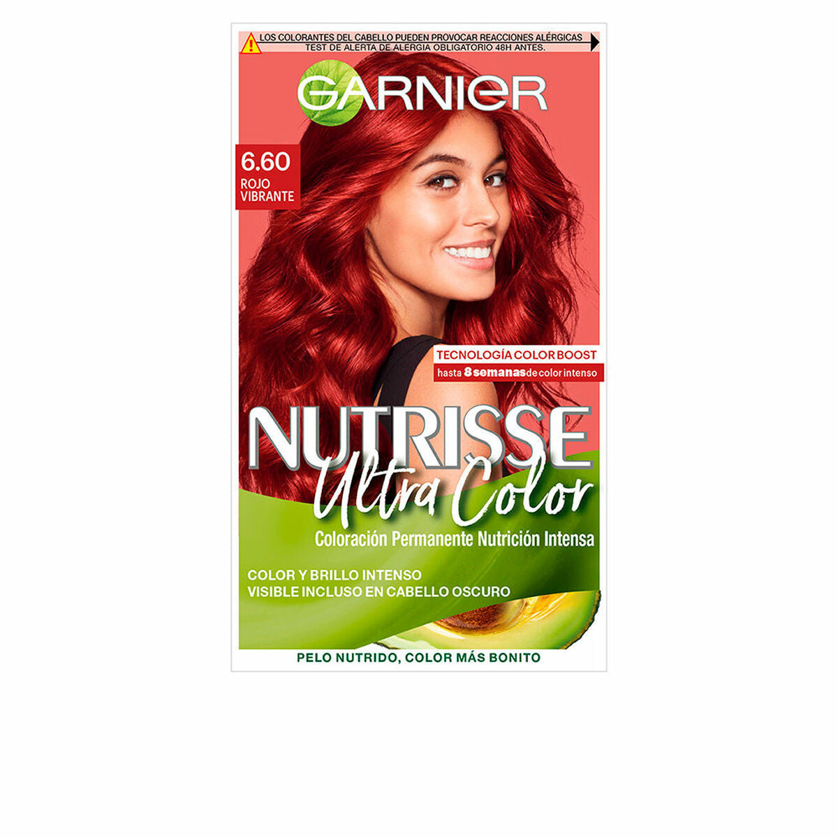 Permanent Dye Garnier Nutrisse Nº 6.60 Intense Ruby - Calm Beauty IE