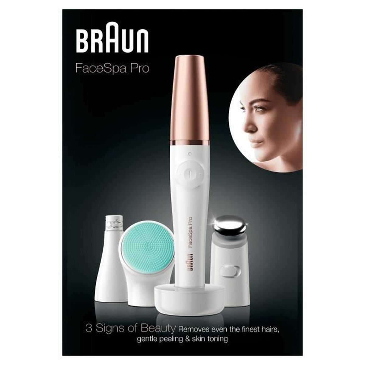 Electric Hair Remover Braun FaceSpa Pro 913 - Calm Beauty IE
