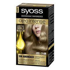 Permanent Dye   Syoss Olio Intense Ammonia-free Nº 7,58 Blonde Sand - Calm Beauty IE