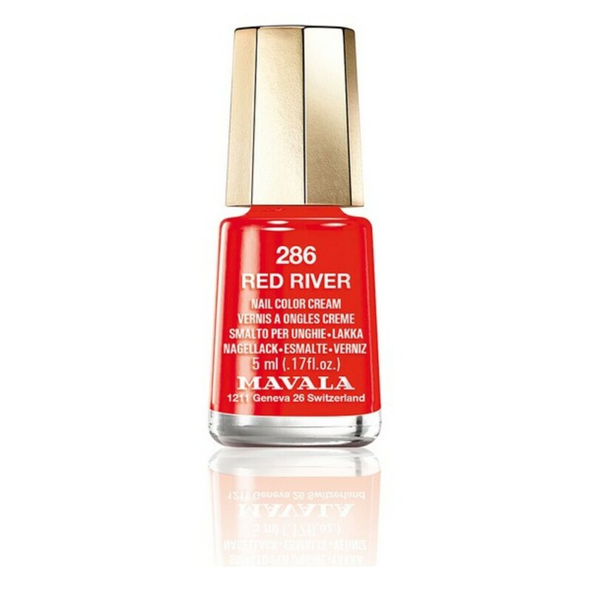Nail polish Nail Color Mavala Nail Color 286-red river 5 ml - Calm Beauty IE