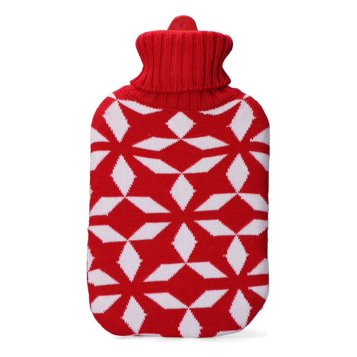 Hot Water Bottle EDM Red White Wool (2 L) - Calm Beauty IE