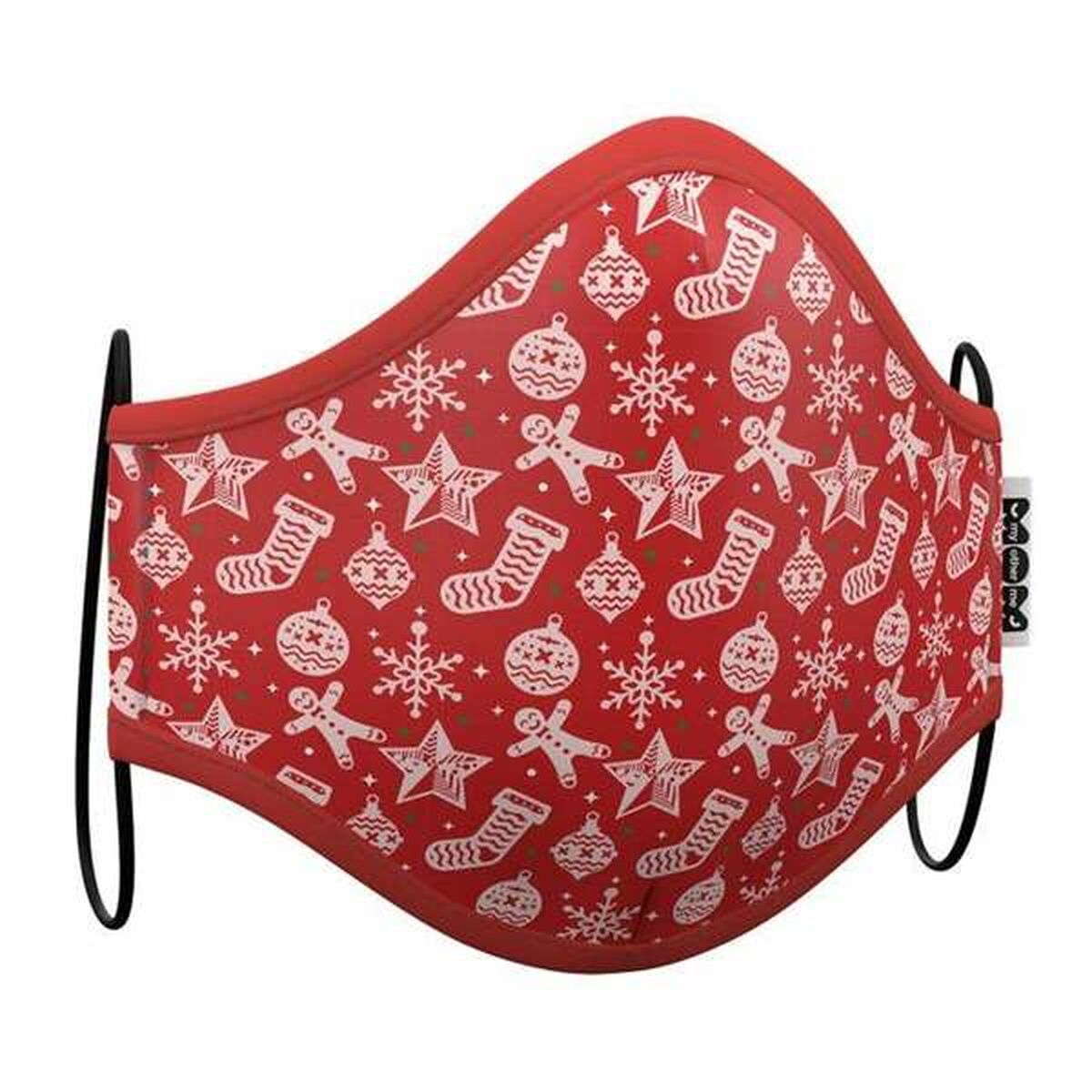 Hygienic Reusable Fabric Mask My Other Me Christmas Red - Calm Beauty IE