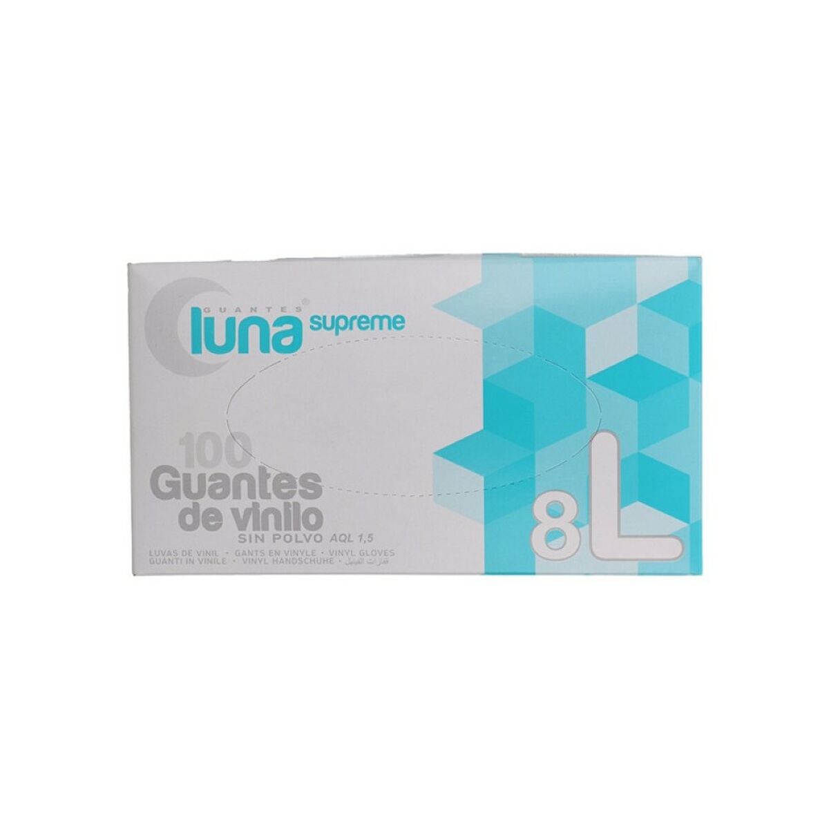 Disposable Gloves Omare Luna Size L Stick (100 uds) - Calm Beauty IE