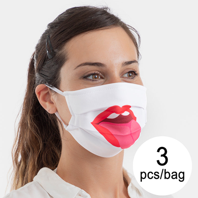 Hygienic Reusable Fabric Mask Tongue Luanvi Size M Pack of 3 units - Calm Beauty IE